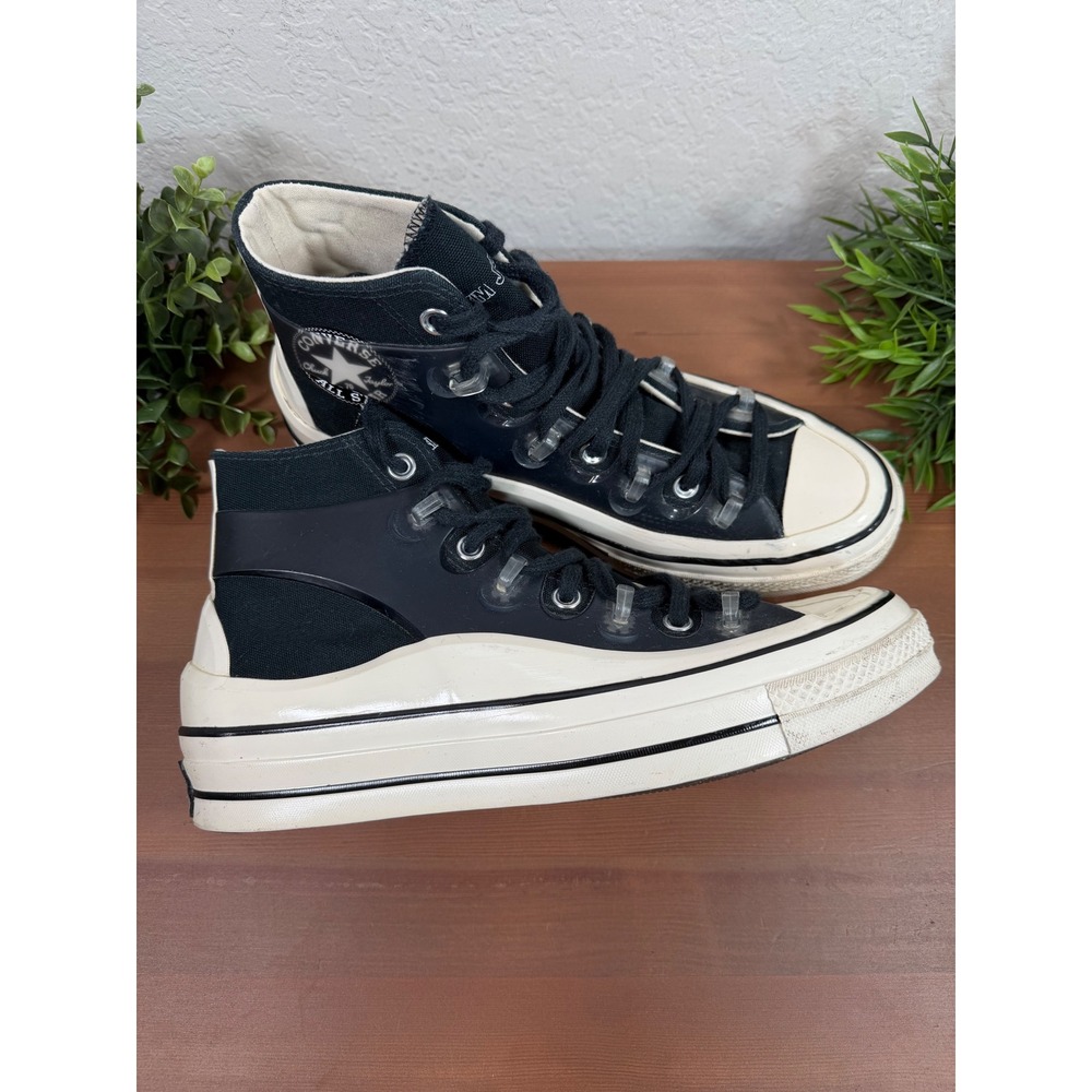 Converse Mens Kim Jones Chuck 70 Black White High Top Sneakers Size 8.5
